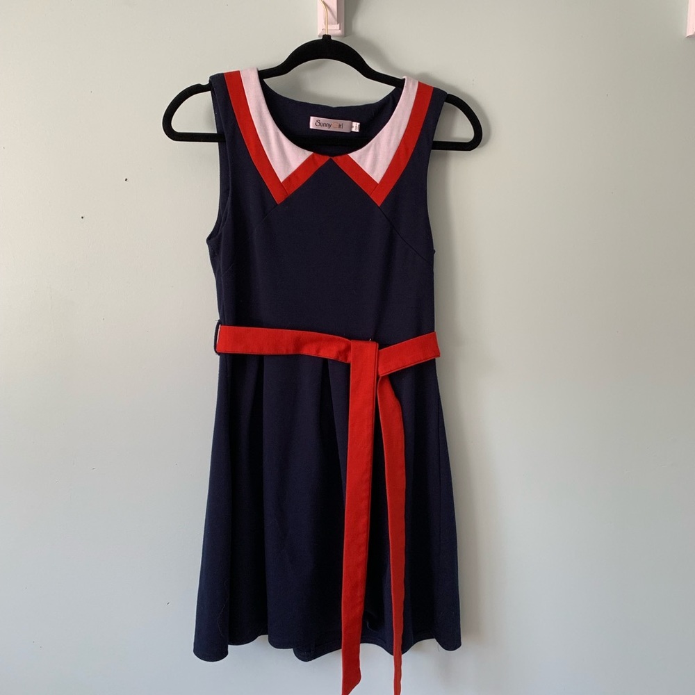 Red, White and Cute Dress from Modcloth